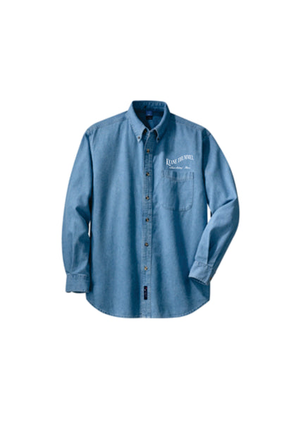 Port & Company® - Long Sleeve Denim Shirt--SP10