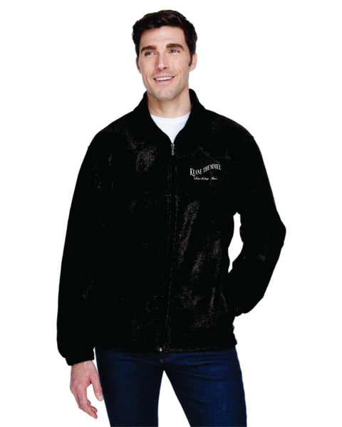 Harriton Men's 8 oz. Full-Zip Fleece Tall Sizes--M990T