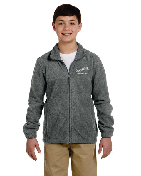 Harriton Youth 8 oz. Full-Zip Fleece--M990Y