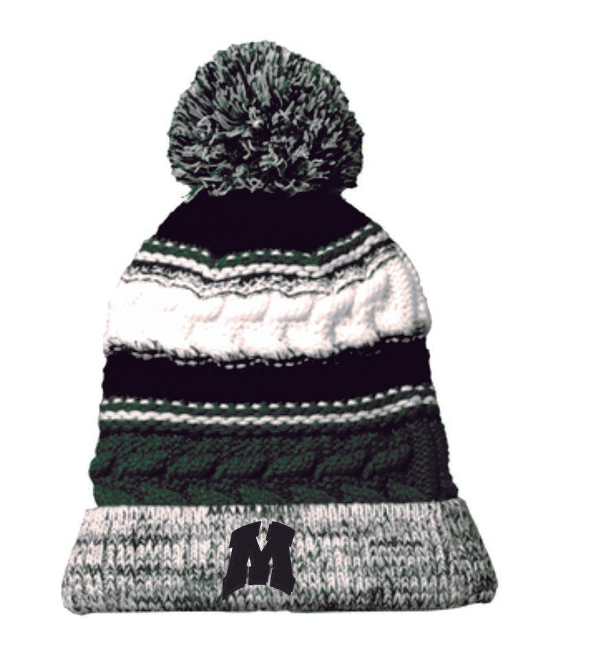 Spoofhound pom pom stocking hat