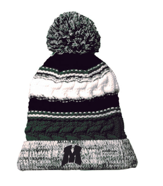 Spoofhound pom pom stocking hat