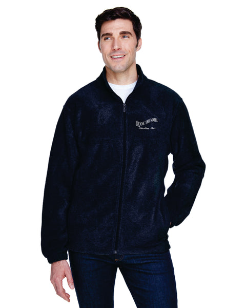 Harriton Men's 8 oz. Full-Zip Fleece Tall Sizes--M990T