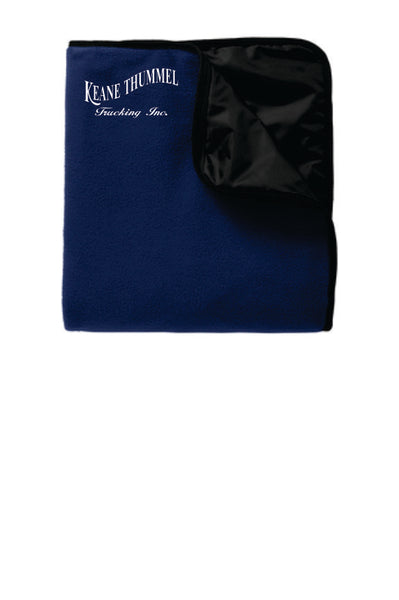Port Authority® Fleece & Poly Travel Blanket--TB850