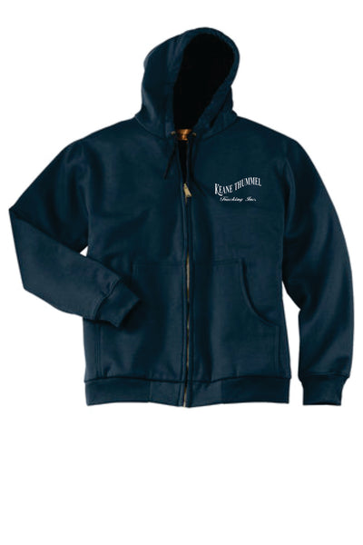 CornerStone® - Heavyweight Full-Zip Hooded Sweatshirt with Thermal Lining--cs620