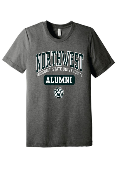 Northwest Bearcats Alumni Bella Canvas Tri-blend Short Sleeve (Multiple Colors Available)