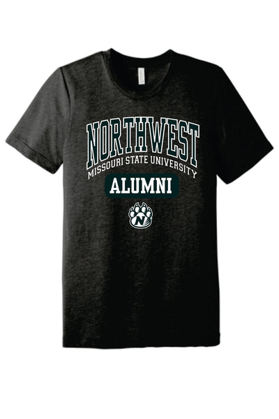 Northwest Bearcats Alumni Bella Canvas Tri-blend Short Sleeve (Multiple Colors Available)